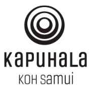 Kapuhala logo with a minimalist design, representing exclusivity and serene hospitality.